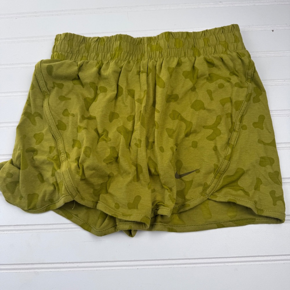 NEW Nike Dri Fit Youth Girls Green Loose Fit Training Shorts
